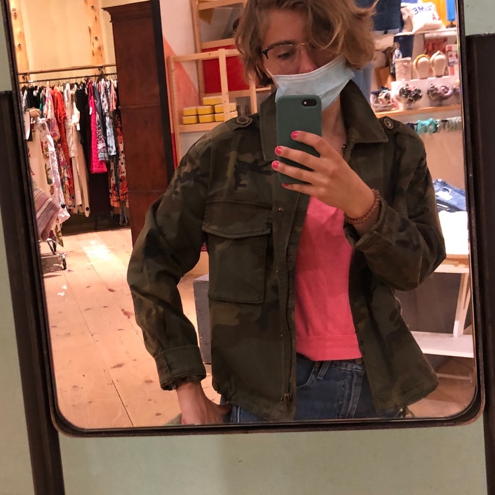 Anthropologie Sanctuary Camouflage Jacket size small